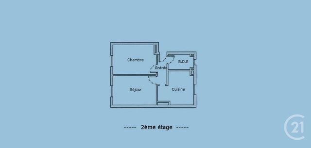 Appartement F2 à vendre - 2 pièces - 37.0 m2 - LE KREMLIN BICETRE - 94 - ILE-DE-FRANCE - Century 21 Les Arcades