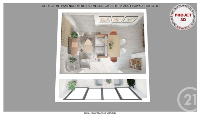 Appartement F4 à vendre - 4 pièces - 86.47 m2 - CACHAN - 94 - ILE-DE-FRANCE - Century 21 Les Arcades