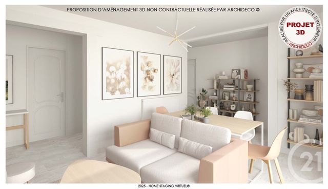 Appartement F4 à vendre - 4 pièces - 86.47 m2 - CACHAN - 94 - ILE-DE-FRANCE - Century 21 Les Arcades